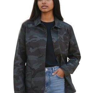 ALLSAINTS Women’s Camo Jacket – Casual, Lightweight & Stylish Size Medium